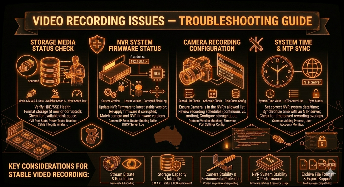 Video Recording Issues — Troubleshooting Guide