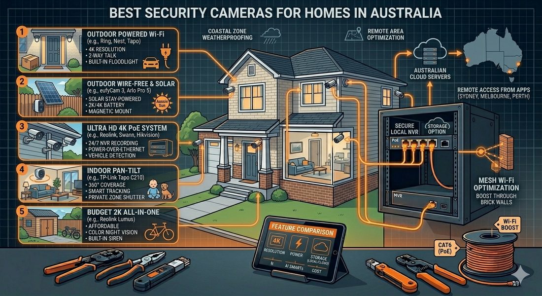 Best Security Cameras for Homes in Australia