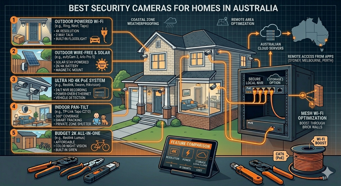 Best Security Cameras for Homes in Australia