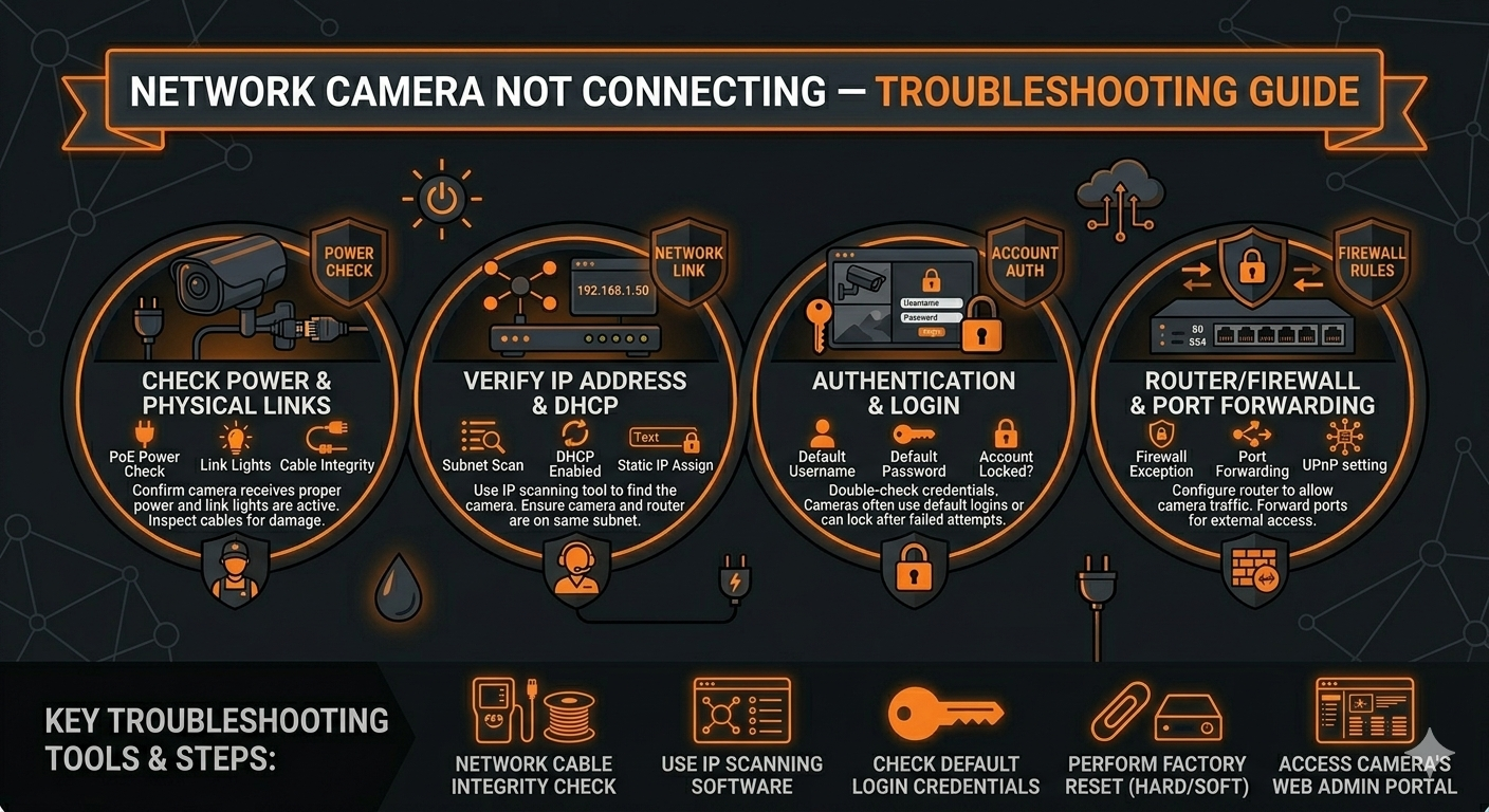 Network Camera Not Connecting — Troubleshooting Guide