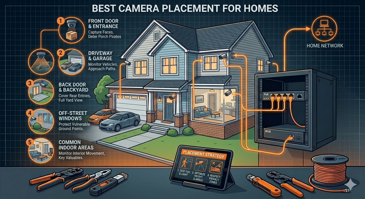 Best camera placement for homes