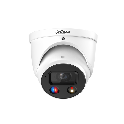 The DH-IPC-HDW3649H-AS-PV-ANZ-S2 is a 6MP TiOC active-deterrence turret 