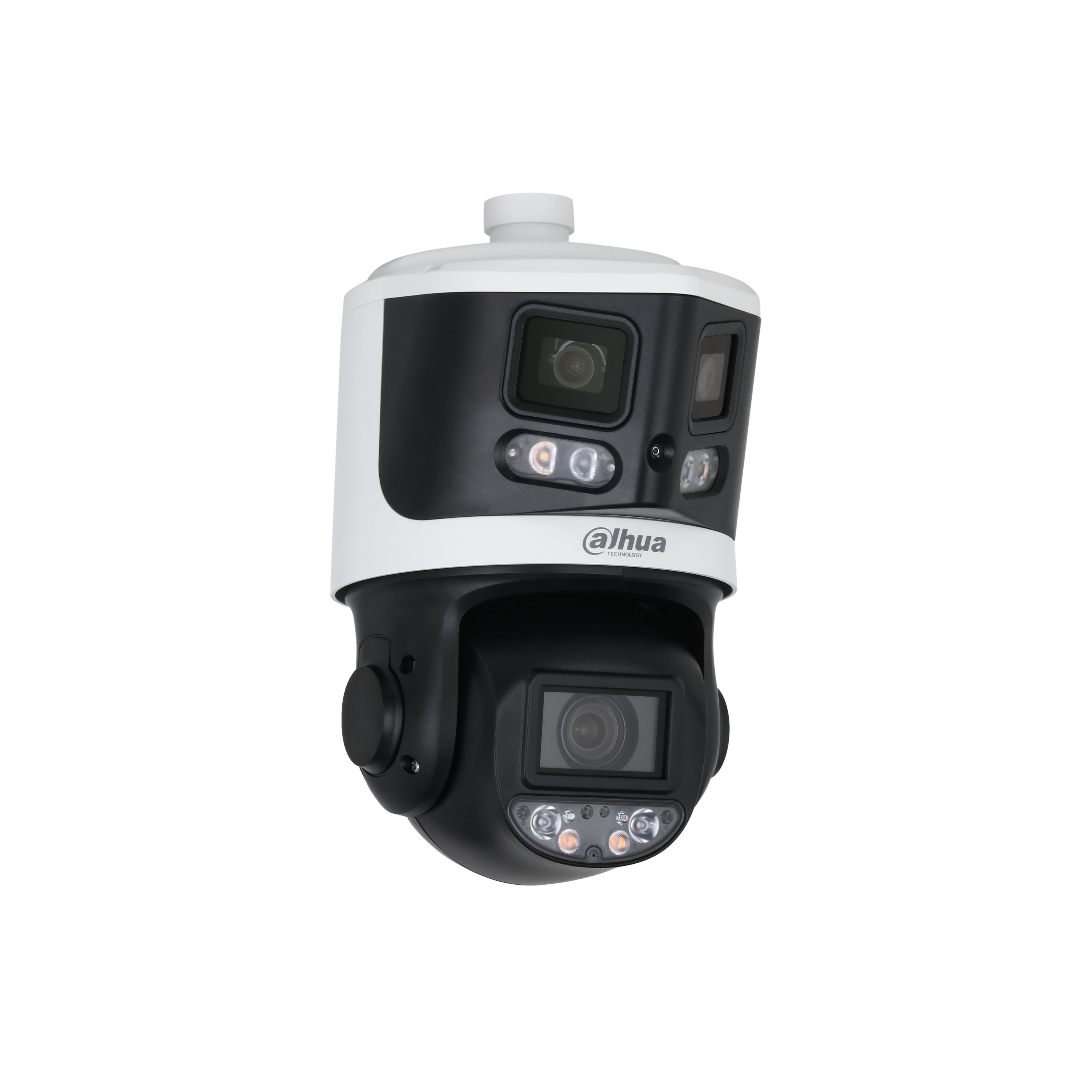 The DH-SDT3E410-8P-MB-A-PV1 is a multi-sensor 180-degree PTZ with TiOC active deterrence