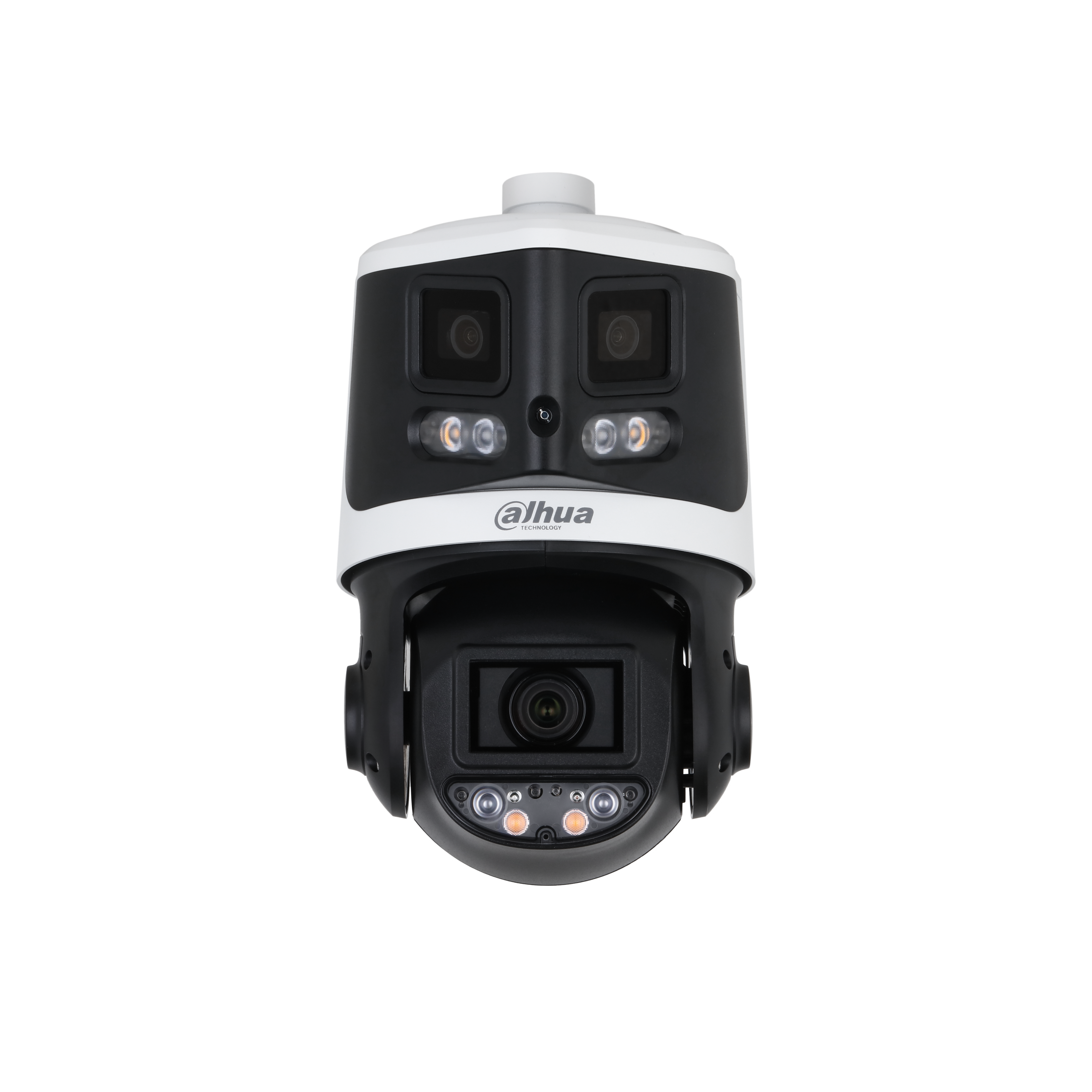 The DH-SDT3E410-8P-MB-A-PV1 is a multi-sensor 180-degree PTZ with TiOC active deterrence