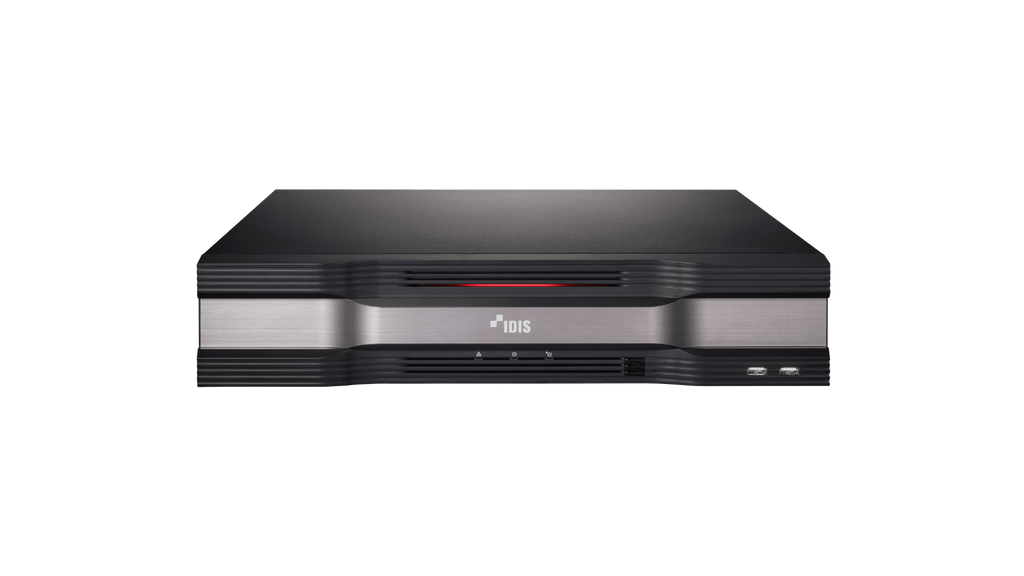 The DR-6532P-A-4TB is a 32-channel NVR with 16 built-in PoE ports and a 4TB