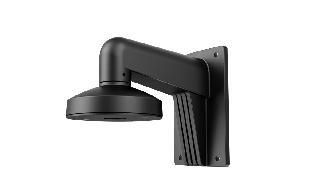 The DS-1273ZJ-130-TRL is a sturdy aluminium wall mount bracket for Hikvision turret and dome cameras