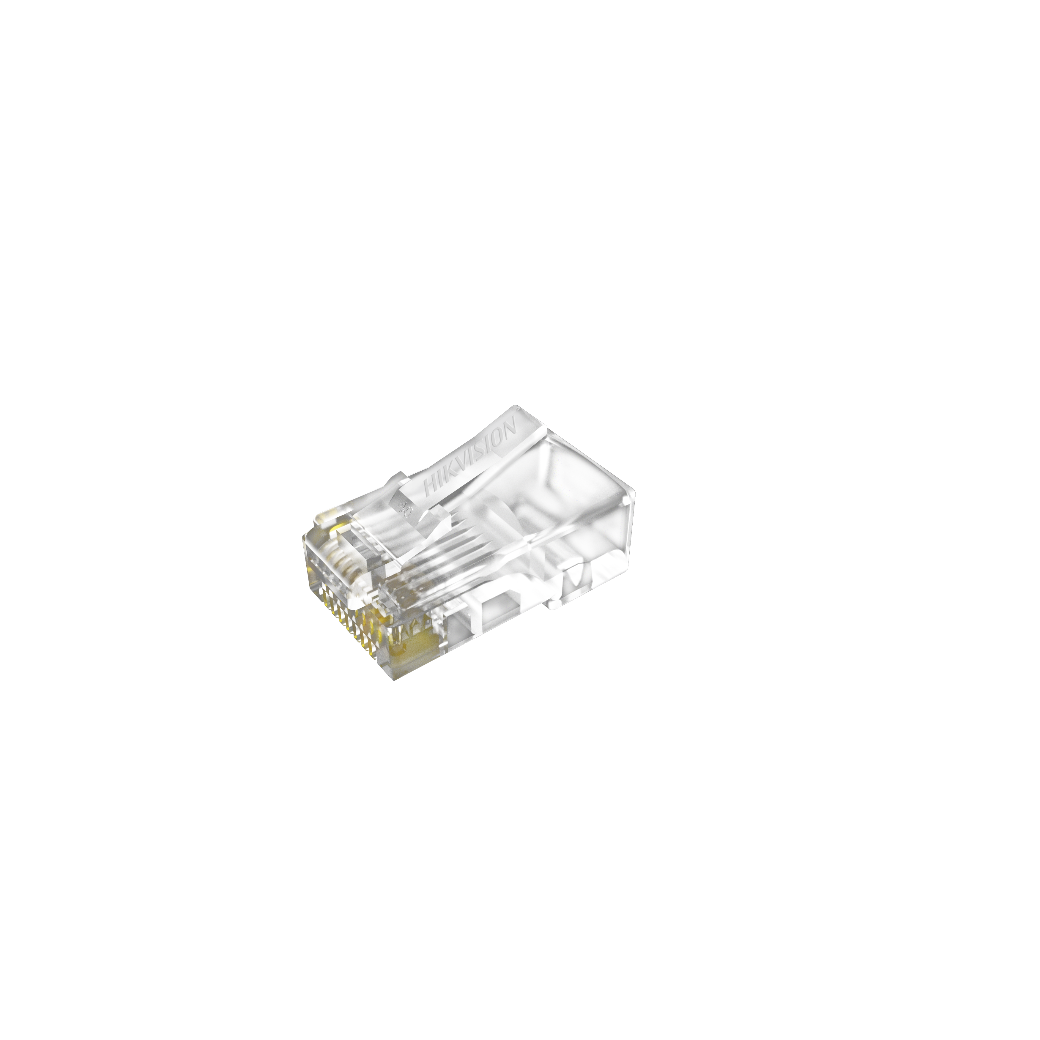 The Hikvision DS-1M6UA-30U-100 is a 100-pack of CAT6 unshielded RJ45 plugs