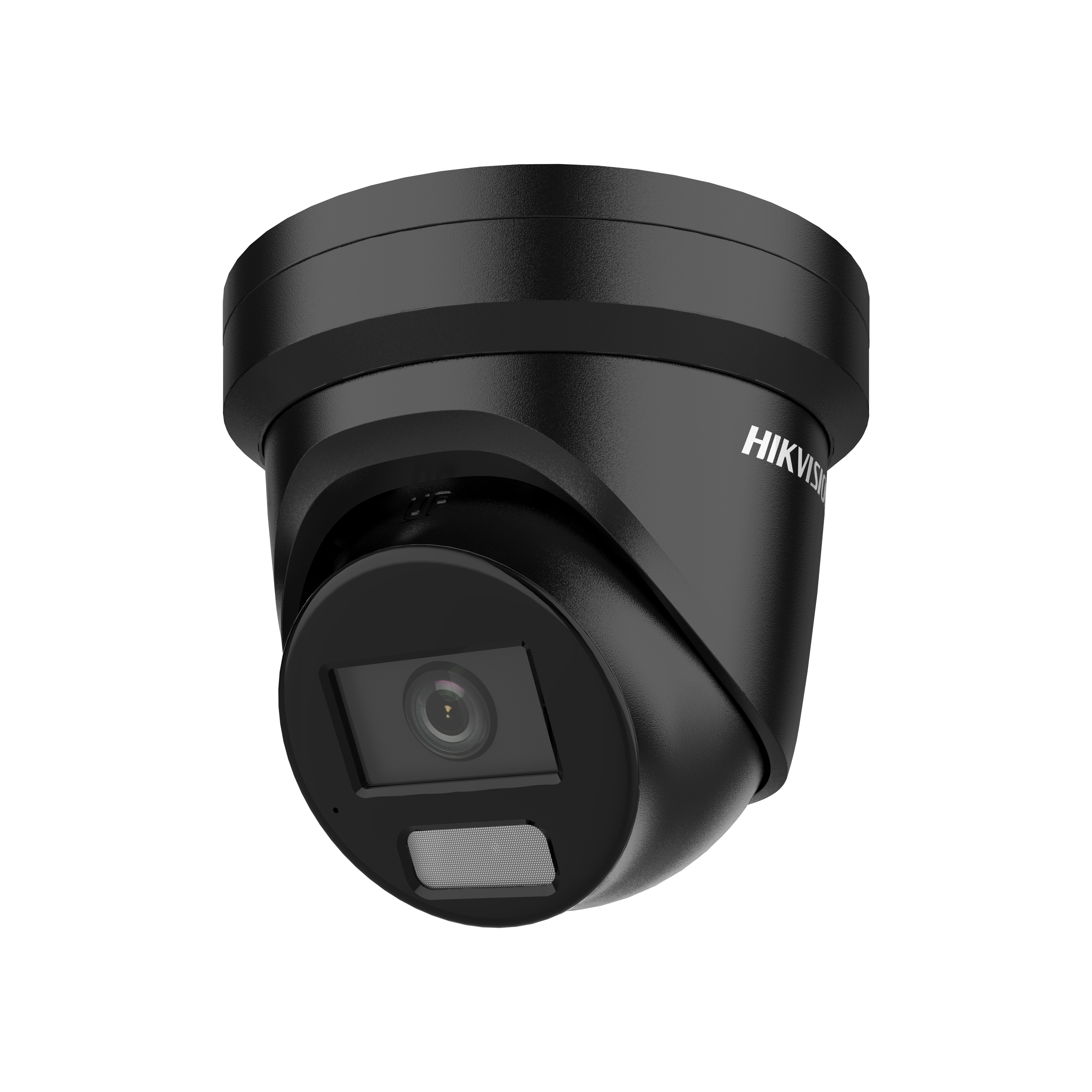 DS-2CD2366G2H-IU Black Hikvision security camera on a white background