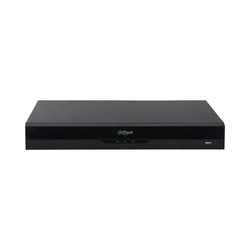 The DHI-NVR4216-16P-AI/ANZ is a 16-channel WizSense AI NVR with 16 built-in PoE ports