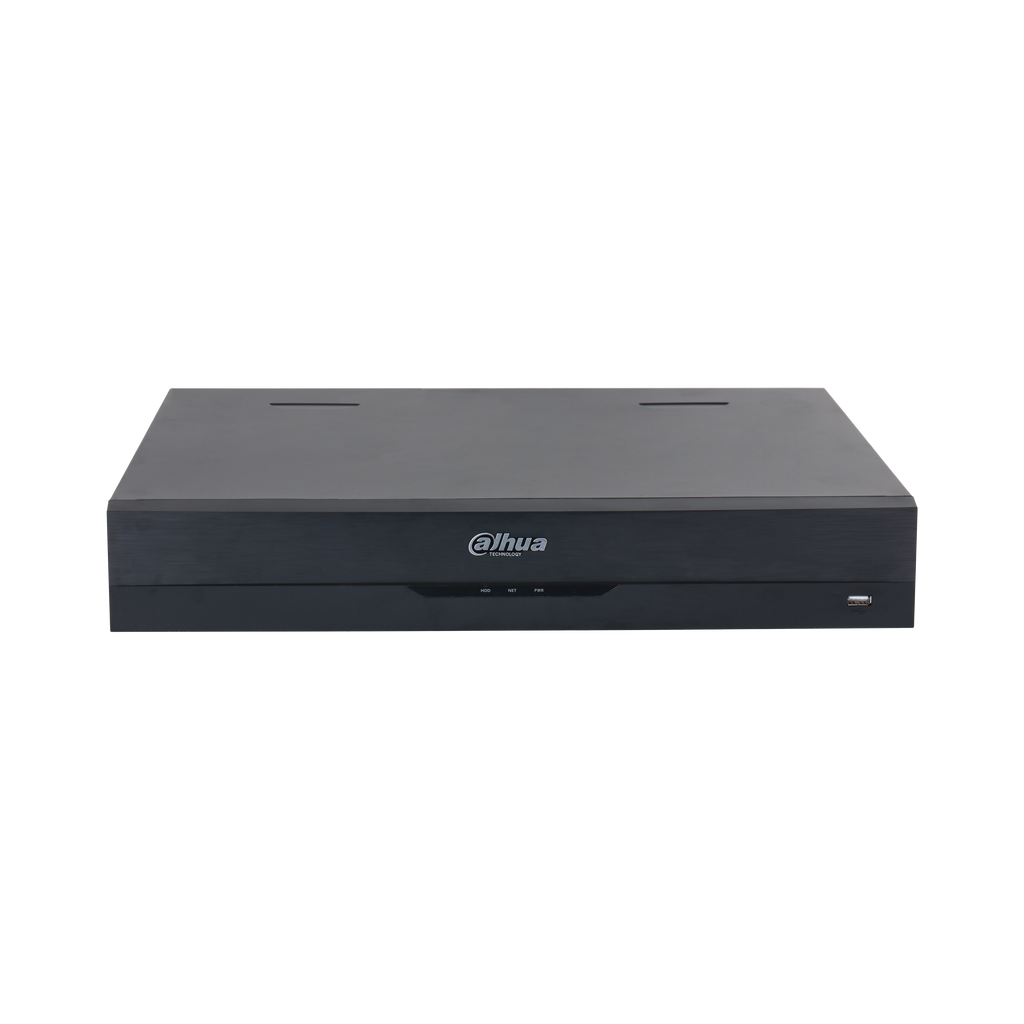 The DHI-NVR5432-16P-AI/ANZ is a 32-channel WizSense AI NVR with 16 built-in PoE ports