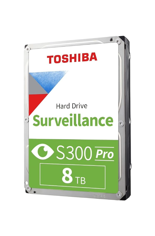 The Toshiba MD10ADA800V is an 8TB surveillance-grade hard drive