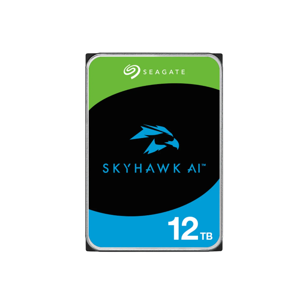 The Seagate SkyHawk ST12000VE003-HIK is a 12TB hard drive