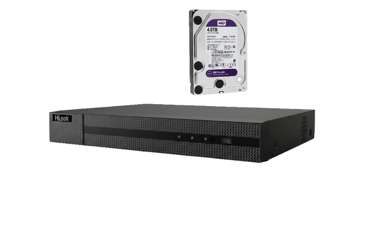 The NVR-108MH-C-8P with pre-installed 4TB HDD is an 8-channel HiLook NVR