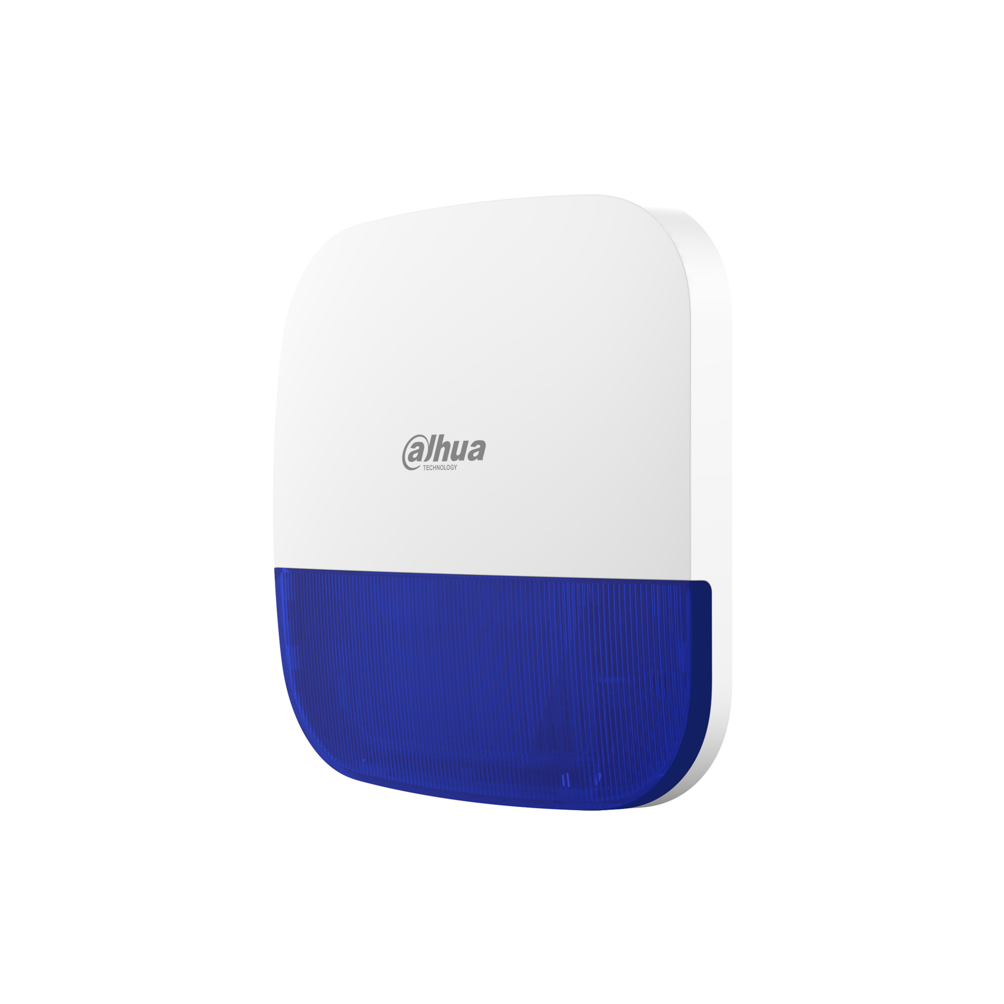 The DHI-ARA13-W2 is a wireless outdoor siren with blue strobe for the Dahua Airshield system