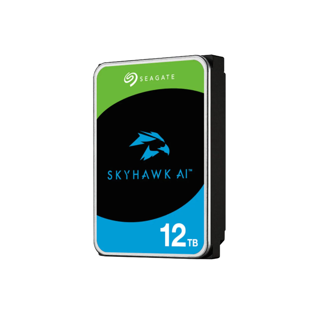 The Seagate SkyHawk ST12000VE003-HIK is a 12TB hard drive